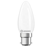 LED Filament Candle 3.4W (40W eq.) B22d 2700K Frosted Ledvance