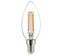 LED Filament Candle 4.5w E14 Clear dim SLI