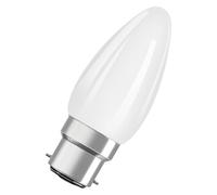 LED Filament Candle 4.8W (40W) B22d Very Warm White Opal Dimmable