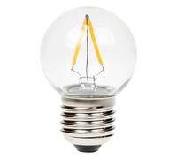 LED Filament Golf Ball 2W (15W eqv.) ES 2700K Clear Dimmable