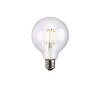 Led Filament Lamp Bulb Dimmable 6W E27 Led 95mm Clear Glass Globe Warm White