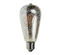 Led Filament ST64 Crackle Dimmable 4w E27 340 Lumens 2200k Very Warm White 25,000 Hours