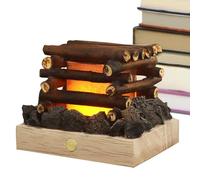 Led Fire Lamp, Artificial Fire Pit, 3.94×3.34×4.72in, Battery Operated, Adjustable Decorative Realistic, Fireplace Night Light, Cozy Ambiance Without, Heat, or Open Flames