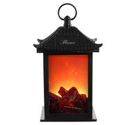 LED Fireplace Lantern,LED Flameless Battery Operated Fire Lamp - Soft Light Exquisite Realistic Flameless Fire Light for Birthday Party Festival Wedding and Room Decoration