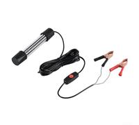 LED Fishing Lamp 12V 4 Colors Green White Blue Yellow(Blue Light)