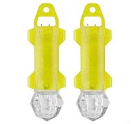 LED Fishing Light Set Multi Angle Lure Bait Lamp Underwater Fish Attractor Green Red Blue 8.7x3cm(Shining lights)