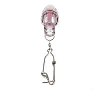 LED Fishing Light with Dual Mode Steady and Flashing Functions for Deep Sea Use, Waterproof and Compact Design for Effective Underwater Lure Fishing (Always on-Red)