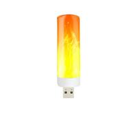LED Flame Effect Light - Flickering Bulb, Candle Lights | Outdoor Flame Table Lamp USB Rechargeable Flame Lamp with Sensing Effect for Decoration