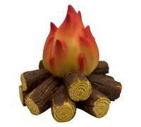 LED Flame Lamp - Electronic Charcoal Display, Flameless Firewood Lamp, Battery Operated Ember Effect Creating Modern Atmosphere | Ideal For Chem Table Decoration