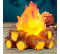 LED Flame Light Fire Effect Light for Indoor Outdoor Simulated Decorative Ambiance Lamps Resin Flame Night Lights Artificial Campfire Centerpiece for Party Bar Christmas Decoration NO BATTERY
