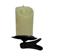 LED Flameless Cougies - Battery Clip Lights, Realistic Glow Anti-Drip Design, Decorative Electric Candle Set | Wedding Ceremony Decor, Festival Events D