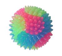 LED Flashing Light Bouncing Ball For Dog Cats Promotes Exercise And Stress Reduce For Pet Indoor Outdoor Entertainment Glowing Dog Toy Ball