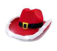 LED Flashing Santa Hat Red for Halloween, Costume Accessories, Cosplay, Holiday Decorations