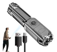 LED Flashlight - 3 Modes High Light Torch Light, Waterproof Pocket Spotlight | 900000 highlumens Zoomable Portable emergnecy Place Lamp, Tactical Camping Equipment For Utility