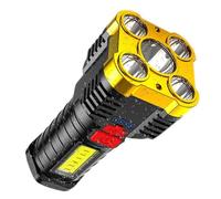 LED Flashlight - High Powered Flashlight, 5W Flashlight, Rechargeable Flashlight, Handheld Flashlight, Power Display Flashlight, Waterproof Flashlight, Camping Flashlight, Hiking Flashlight Night