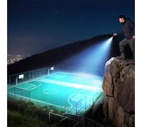 LED Flashlight - Powerful Light Waterproof,Bright Flashlight | Digital Display for Camping Hiking Walking Outdoor Travel Fishing Car Home Night Purse Pocket