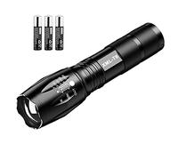 LED Flashlight T6 10W AAA zoomable torch waterproof flashlights XM-L 8000LM 5 modes with AAA batteries