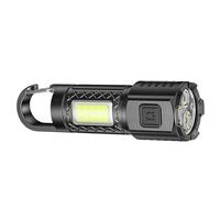 LED Flashlight with USB Charging - Rechargeable Lamp | Portable Lamp | Powerful Lighting, Compact Flashlight, Convenient for Camping, Hiking, Emergencies, Easy Application in the Car