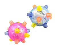 LED Flashy Musical Dancing Ball, Luminous Shake Jumping Ball, Flash Bouncing Balls, LED Disco Sensory Balls, Early Educational Game for Kids, Toy for Birthday, Christmas, New Year