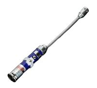 LED Flexible Flashlight - Magnetic Base Bendable Torch Light | Hands Free Adjustable Gooseneck Lighting for Tasks | 16cm Slim ABS Alloy Design with Red Attract Fishing Light | Strong Portable Build