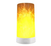 LED Flicker Flame Light Bulb USB Rechargeable Simulated Burning Effect Lamp Led Light Bulbs 60 Watt Equivalent For Ceiling Fans