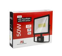 LED Floodlight Security Lamp PIR Sensor 50W Warm White 4000lm IP44 Outdoor HQ UK