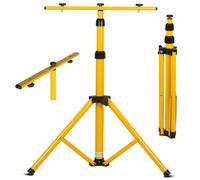 LED Floodlight Construction Work Light with Adjustable Tripod Stand for Site