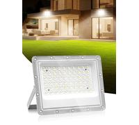 LED Floodlight Outdoor 50W,5000LM Super Bright Flood Lights,3000K Warm White LED Security Lights,IP66 Waterproof Work Light,Wall Light for Garden, Yard, Garage, Streets