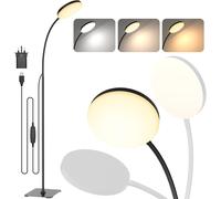 LED Floor Lamp, 10W Reading Standing Lamps with 3 Color Temperature & 5 Brightn