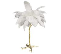 LED Floor Lamp, Nordic Style Ostrich Feather Floor Lamp, Resin Feather Standing Lamp, Decorate Lamps for Living Room Dining Room Office