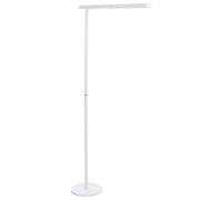 Beliani LED Floor Lamp PERSEUS Metal White, White