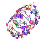 LED Flower Headband Crown - Glow in the Dark Headbands,Modern Garland Headdress with for Birthdays Role-Playing Halloween Weddings