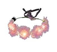Led Flower Headband Light Up Floral Crowns Glowing Flower Crowns Led Floral Light Up Headband For Women