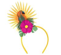 LED Flower Headbands Parrots Fashionable Lighted Headband Night Glowing Headbands For Fashionable Women And Kids Battery Replaceable