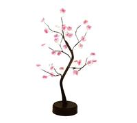 LED Flower - Plum Blossom Tree Lamp, Table Decorative Light, Stable Base Ornament | Indoor Decoration Setup, Sound Mood Lighting