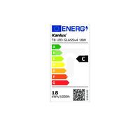 LED Fluorescent Tube T8 G13 1212mm GLASSv4 18W-NW 2880lm 33212