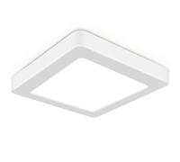 LED Flush Mount Ceiling Light, 11.61 Inch 24W 6500K Hardwire Light Fixture, 230W Equivalent 1.26In Thin Square White Lamp for Living room Kitchen Porch Bedroom Hallway Basement, Non-dimmable 1 Pack