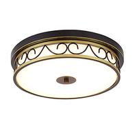 LED Flush Mount Ceiling Light Fixture American simple and warm and creative Ceiling Lamp 3.9 inches thick for home use Adjustable three-color dimming Suitable for bedroom, dining room and kit