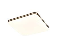 LED Flush Mount Ceiling Light Fixture Modern Nordic Style Square And Simple Ceiling Lamp 2.7 Inches Thick Slim Ceiling Lighting Wrought Iron Frame Indoor Three-color Light Adjustable