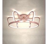 LED Flush Mount Ceiling Light Fixture Nordic Crown Shape Creative Ceiling Lamp 41W Height 6.3 inches Fashion Home Decoration White Light, Warm Light, Neutral Light, Three-Color Light,Hanging L