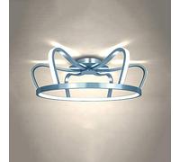 LED Flush Mount Ceiling Light Fixture Nordic Crown Shape Creative Ceiling Lamp 41W Height 6.3 inches Fashion Home Decoration White Light, Warm Light, Neutral Light, Three-Color Light,Hanging L