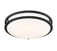 LED Flush Mount Ceiling Light Fixture Retro American Simple Home Ceiling Lamp Triac Dimming Ceiling Lighting Double Ring Shape Warm White Suitable For Storage Room Stairwell Kitchen