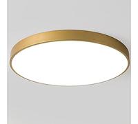 LED Flush Mount Ceiling Light Modern simple round color Ceiling Lamp Cold light, warm light, neutral light adjustable Ceiling Lighting Ultra-thin 1.9 inches Installed in the basement bedroo