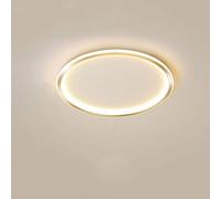 LED Flush Mount Ceiling Light Modern Simple Round Thin Section Ceiling Lamp White Light And Warm Light Two-color Selection Lighting Fixture For Study, Living Room, Bedroom, Corridor