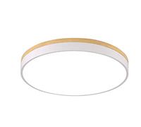 LED Flush Mount Ceiling Light with Remote, 6000K Bright White, Energy-Saving Minimalist Round Lamp for Kitchen Island, Modern Decorative Lighting Fixture