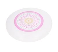 LED Flying Disc, Portable Fitness Sports Beach Luminous Flying Ultimate Disc, Light Up Sport Disc Glow in The Dark, Great for Backyard Games and Tailgating (5 Colors) (Pink)