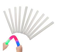 LED Foam Glow Sticks - 10-Pack Neon Flashing Light Sticks | Glow-in-the-Dark Party Accessories, 3 Mode Color Lights for Concerts, Raves, Weddings, Festivals, Nighttime Celebrations, Dance Events