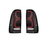 LED Fog Light 1SET LED Taillight For Toyota For Hilux For Vigo 2004-2015 Rear Brake Warning Light Reverse Dynamic Turn Signal Taillamp 12V(Style A Smoke)