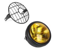 LED Fog Light 6.5 Mesh Grill Front Headlight Motorcycle Headlight