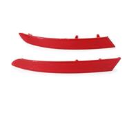 LED Fog Light Reflective Strips For BMW For X3 G08 2018 2019 2020 2021 Car Rear Bumper Reflector Red Lens Warning Strip 63147419927 63147419928(Left and Right)